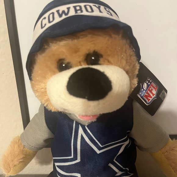NFL Other - Plush NFL Cowboys Sitting Teddy Bear With Jersey